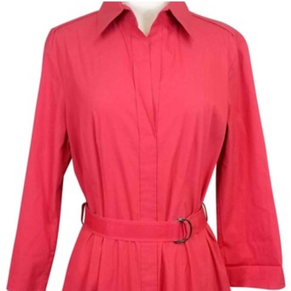 Hugo Boss Dashina2 Cotton Blend Shirt Dress